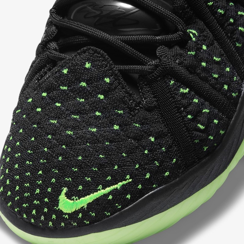 Black and green lebron 18 online